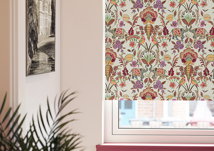 Bangalore, Maroon - Twist&Fit Roller Blind - Image 5